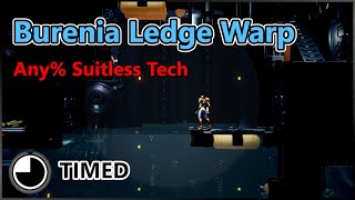 Metroid Dread - Burenia Blobs Ledge Warp (Speedrun tech)