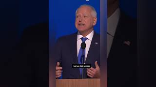 Tim Walz's Son Breaks Down During Dad's Speech on Infertility #timwalz #Infertility
