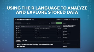Using The R Language To Analyze And Explore Data Stored In Snowflake