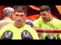 Dmitry Bivol • FULL MEDIA WORKOUT vs. Malik Zinad | Frank Warren &amp; Eddie Hearn | DAZN Boxing
