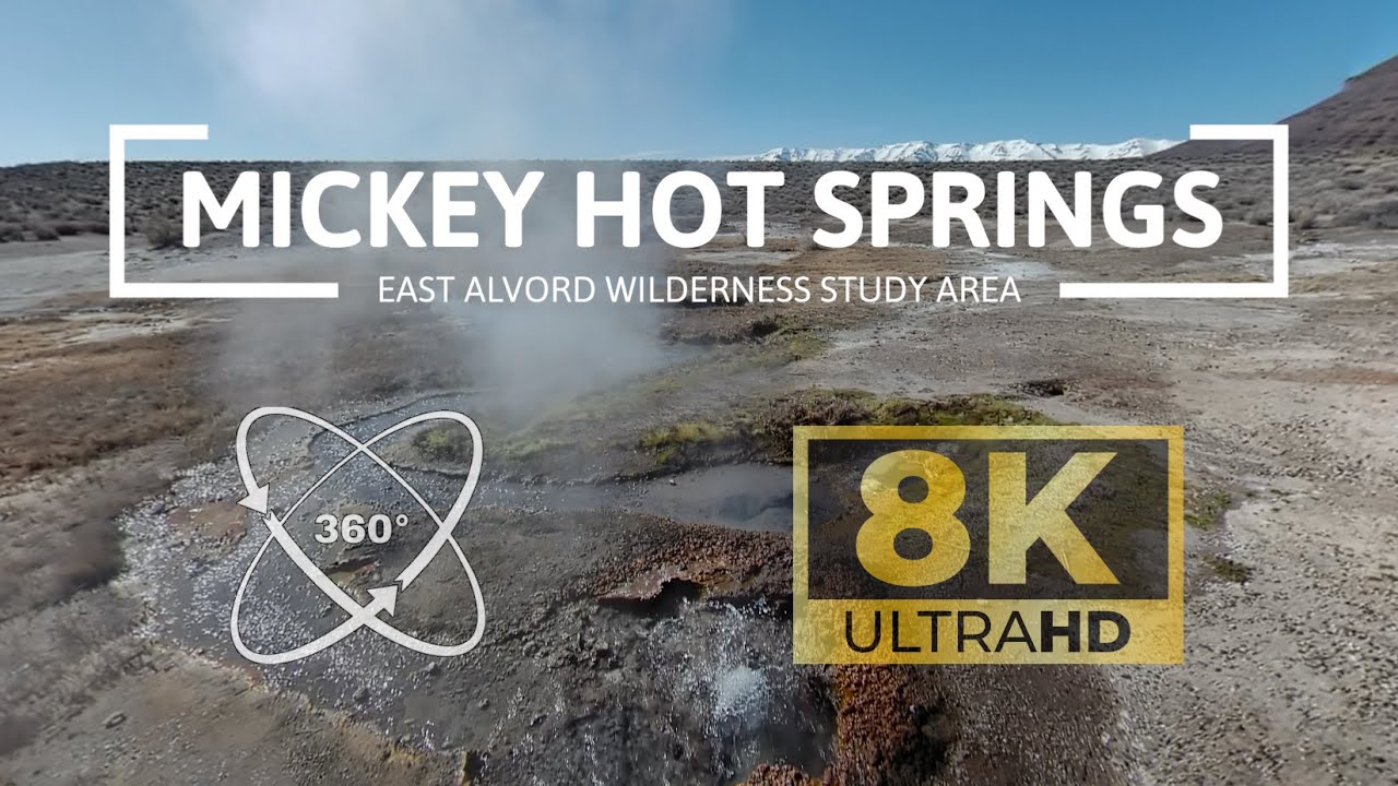 8K 360° | ASMR VR Journey | Exploring Mickey Hot Springs