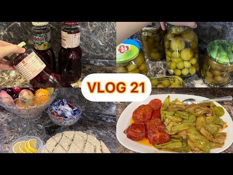 ♥️Anam getdi Qaynanam gəldi | Kaynanamin hədiyyələri | Alça turşusu və Xartut kompotu etdim #vlog