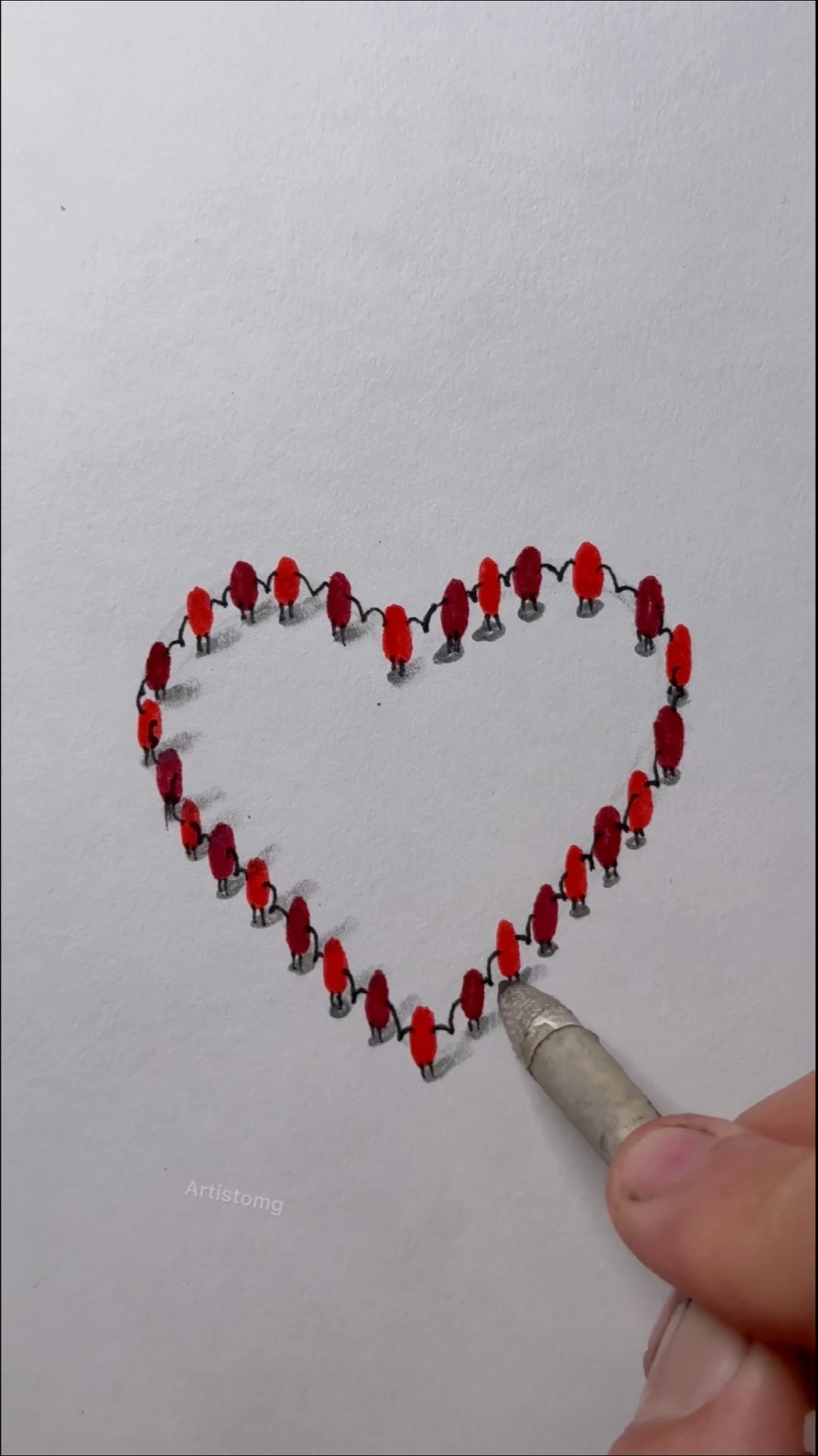 3D Drawing! ♥️✨? #shortsart