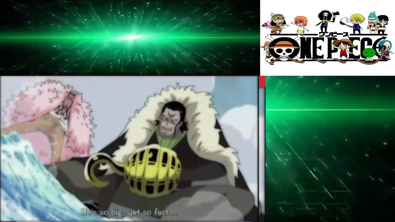 ワンピース ダイヤモンド ジョズ 戦闘シーン 青キジ クロコダイル Youtube