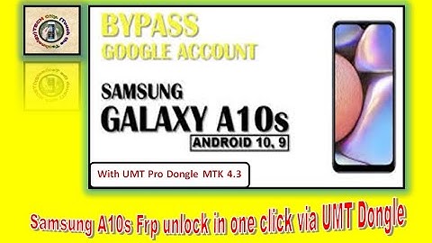 Samsung A10s (A107f) frp unlock in one click via UMT Pro dongle Android 10 | Hindi/Urdu | TECH City