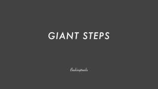 GIANT STEPS chord progression - Backing Track (no piano)