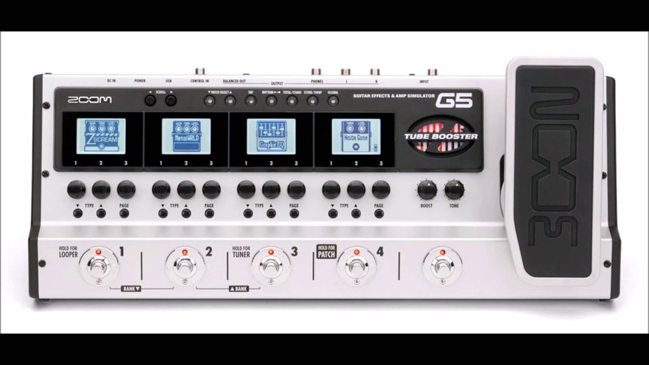 Zoom G5 Demo - part 2 (good sound quality) - YouTube