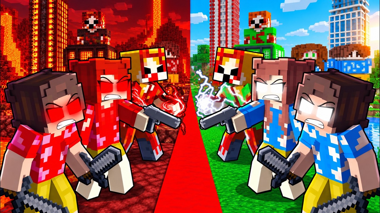 BORALO EKİBİ VS KÖTÜ İKİZLER (Büyük Savaş) - Minecraft