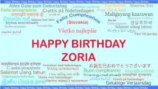 Zoria   Languages Idiomas - Happy Birthday
