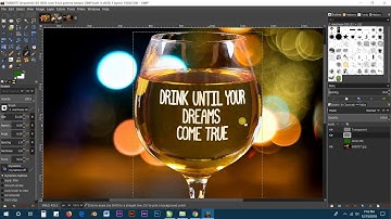 Make transparent glass in Gimp  |  Gimp Tutorial  |  Glass Transparency Tutorial
