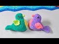 Pajaritos tejidos a crochet paso a paso