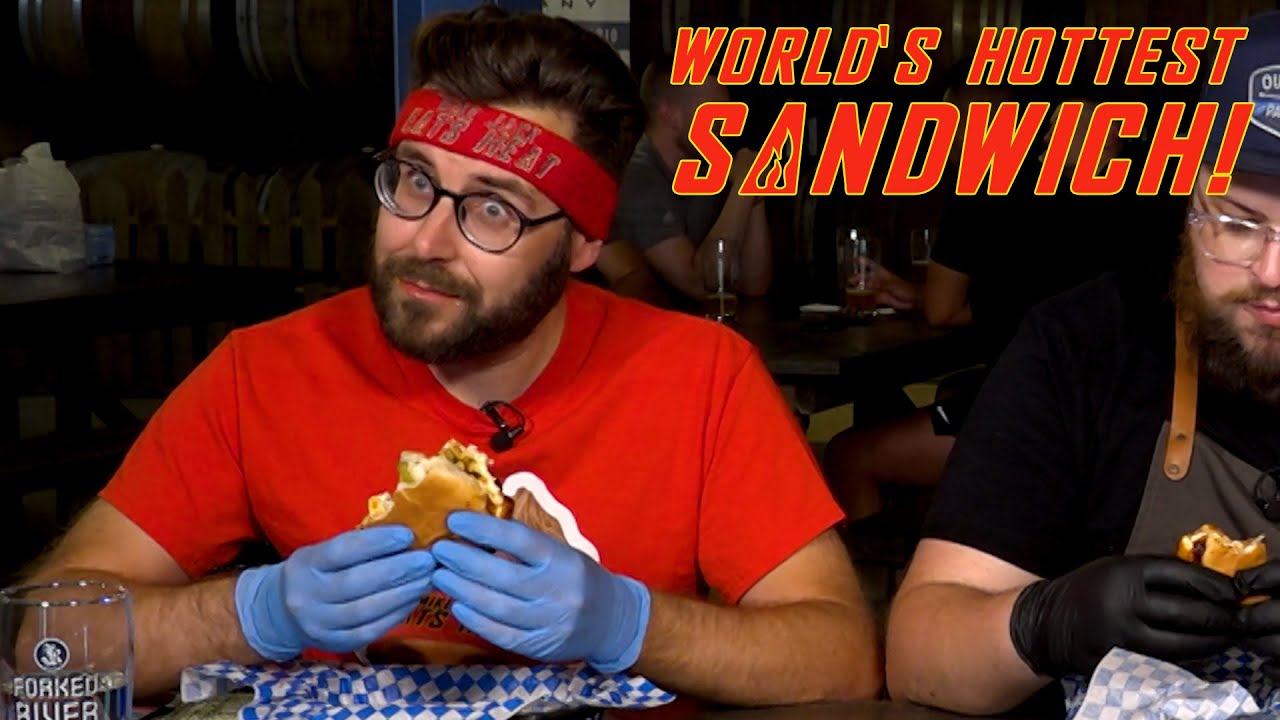 Самый острый сэндвич в мире в Kyle’s Fried Chicken