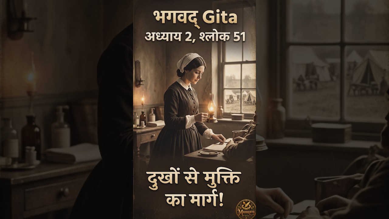 2. 51 Hindi  फल छोड़ो, बंधन से मुक्त हो#BhagavadGita #श्लोक251 #कर्मयोग