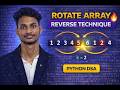 Rotate Array | Reverse Method Explained | Python DSA