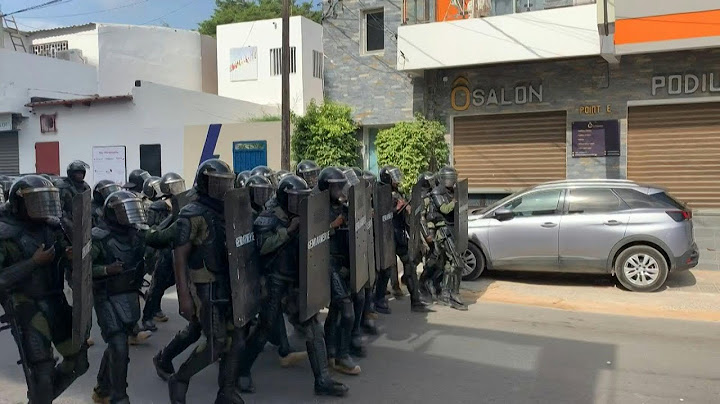 Police face off supporters of opposition figure Barthelemy Dias in Dakar | AFP