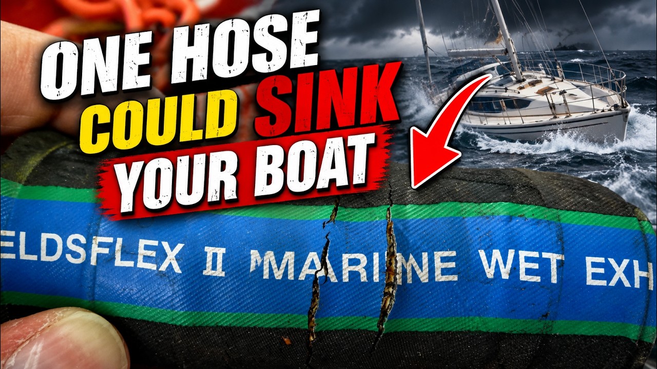 Inspecting hoses aboard your boat