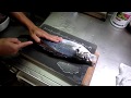 テラアジの干物作り