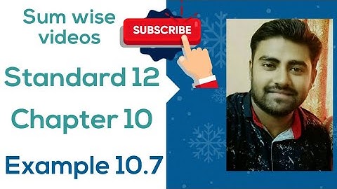 NCERT Physics class 12 chapter 10 EXAMPLE 10.7 #physicsuniversewithjaiminshah