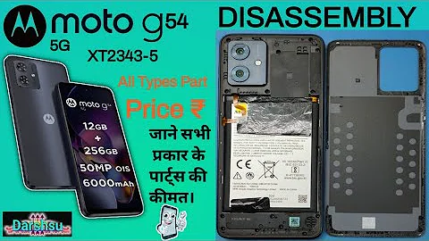 Motorola moto g54 5g  XT2343-5 Disassembly and Part Cost