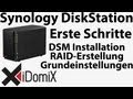 Synology DiskStation einrichten DSM installieren Grundeinstellungen