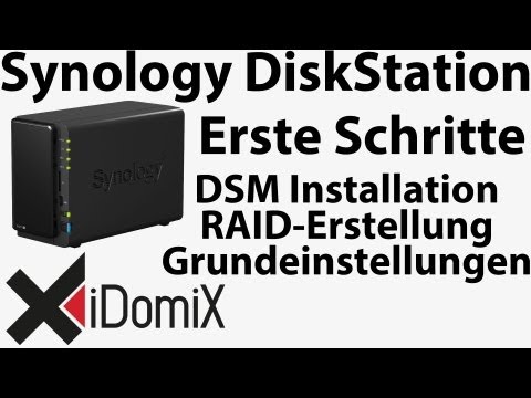 Synology DiskStation einrichten DSM installieren Grundeinstellungen