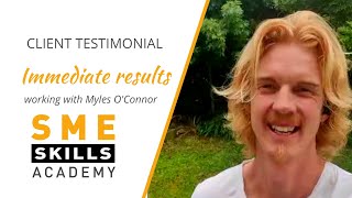 Client testimonial - what it's like to work with Myles O'Connor