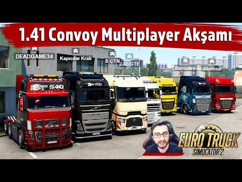 ETS 2'de 1.41 Convoy Multiplayer Akşamı (beta) YILLARCA BEKLEDİK SONUNDA GELDİ!