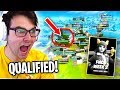 We QUALIFIED in Duos and had PRO CASTERS *REACT* to it... (Fortnite FNCS Week 2)