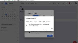 This video is about out of office new google calendar
