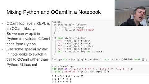 OCaml Workshop 2021 - OCaml and Python Getting the Best of Both Worlds