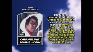 Orpheline Maria John short