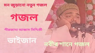 Pirjada Abbas siddiqui gojol2022/ গ জ ল / BIC...