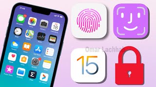 افضل طريقة قفل 🔒 تطبيقات الآيفون ببصمة الوجه او ‏الرقم￼ السري على iOS 15