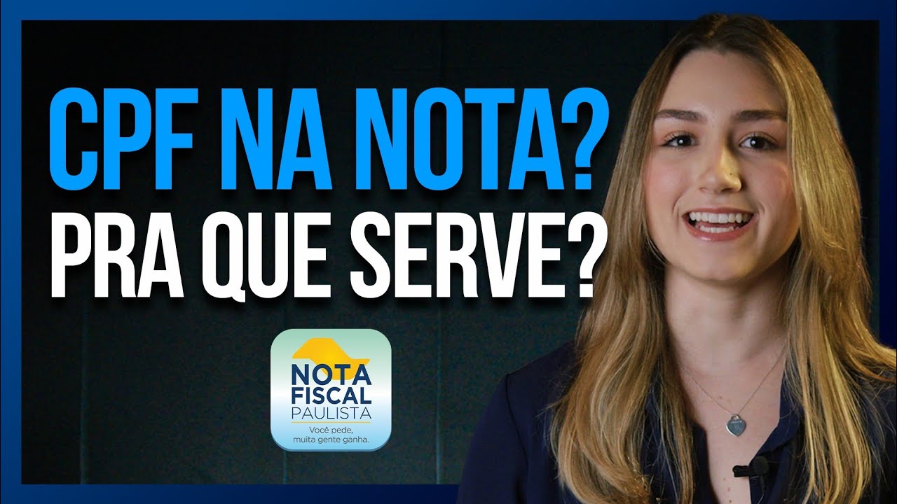 COLOQUE SEU CPF NA NOTA E RECEBA DINHEIRO DE VOLTA