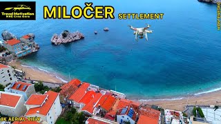 MILOČER - PRŽNO Snimak Dronom u Novembru 2023 - MILOČER - PRŽNO [4K Aerial View] MNE Crna Gora