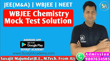 WBJEE Chemistry Mock Test Solution | JEE | NEET | WBJEE 2022