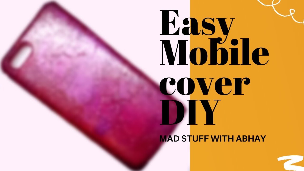 How to make mobile cover design with nail polish. YouTube