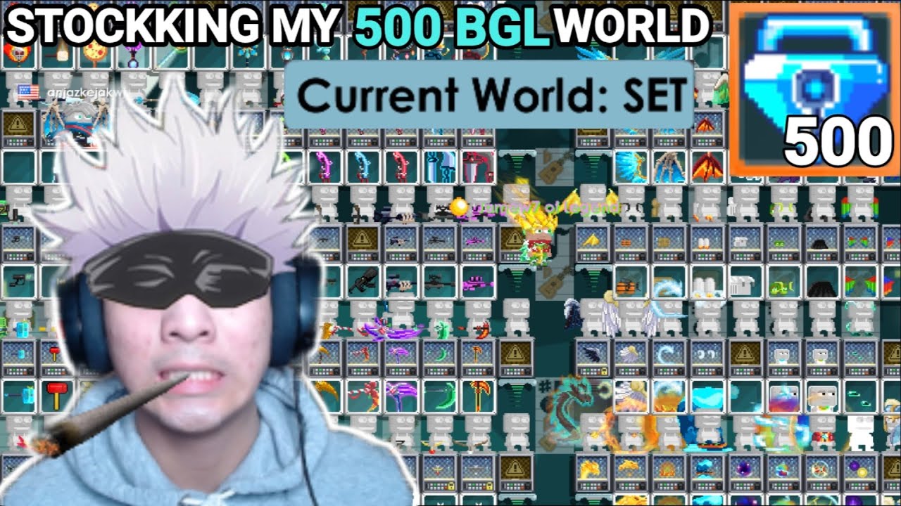 STOCKKING MY 500 BGL WORLD "SET"  - Growtopia