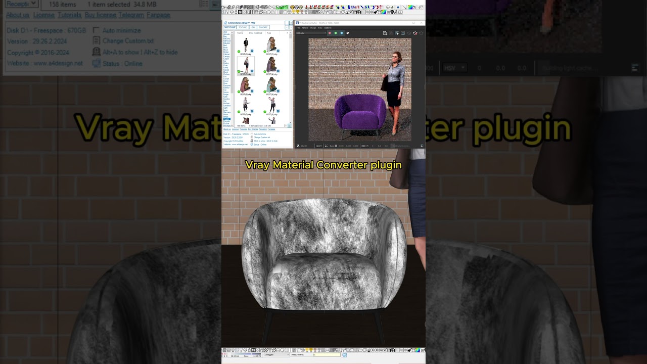 Vray Material Converter plugin