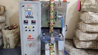 Pneumatic FFS Machine With Volumetric Cup Filler |  Pneumatic Sealing And Batch Coding