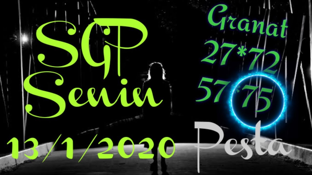 30 Prediksi sgp besok senin