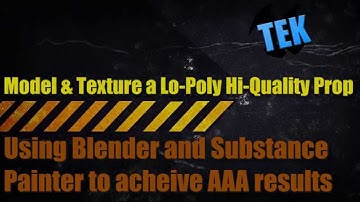 Model & Texture A Lo-Poly Hi-Quality Prop In Blender & Substance Painter: Traffic Cone