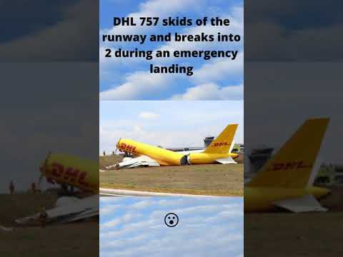 DHL 757 skids