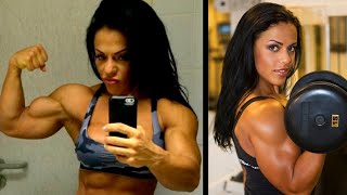 Mavi Gioia Career - Female Italian Bodybuilder Champion Fbb Flexing Muscles Workout Motivation