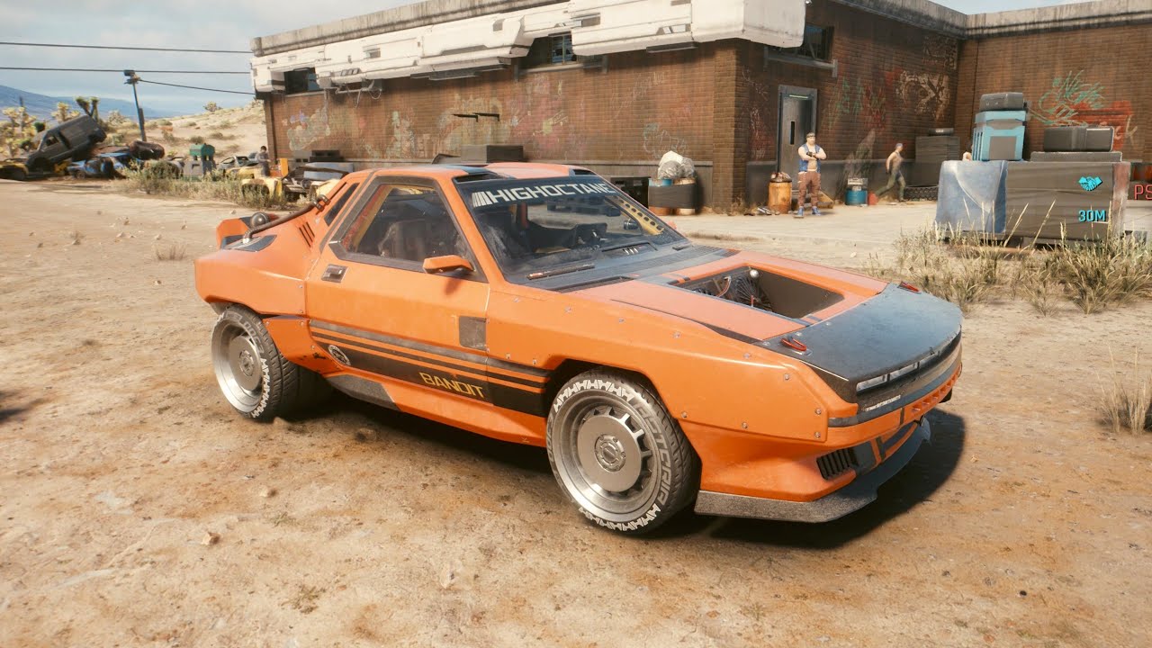 Cyberpunk 2077 Archer Quartz Bandit 2041 Car Show Speed Jump Crash