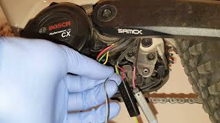 INSTALLING SPEEDBOX 3.0 ON BOSCH CX 4 PERFORMANCE LINE MOTOR #bosch #emtb Resimi