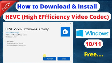 How to Download and Install HEVC Codec in Windows 10/11 | Download HEVC codec Free 2024