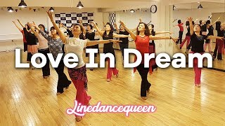 Love In Dream Line Dance Beginner Trot Christina Yang Demo & Count