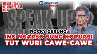 Rocky Gerung: Tut Wuri Cawe-Cawe. Setiap Kelahiran 4 Bayi, 1 Kekurangan Gizi