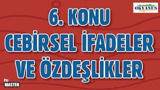 Cebirsel İfadeler ve Özdeşlikler LGS Yeni Nesil Sorular (PRE-MASTER)